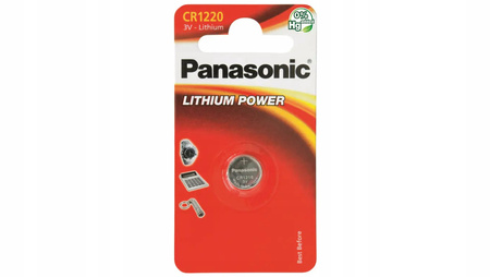 PANASONIC bateria litowa CR1220 BL1