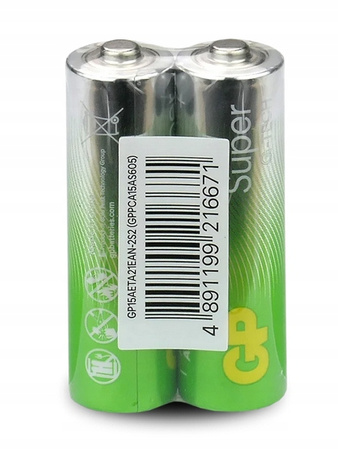 GP bateria alkaliczna SUPER G-TECH AA 10 szt. - zestaw