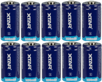 XTAR Bateria litowa CR123A 3,0V LiMnO2 10 szt. /zestaw