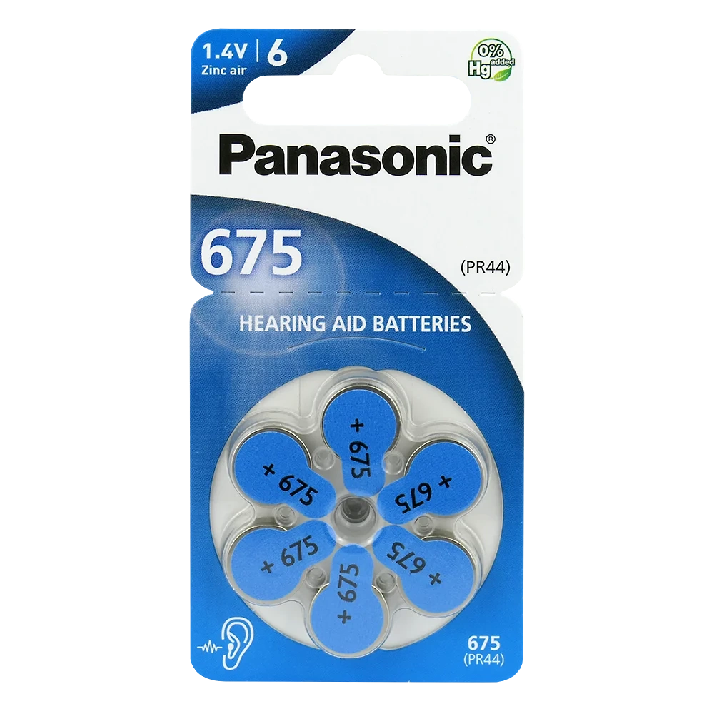 Bateria Panasonic 675 słuchowa PR675 B6 pol_pl_Bateria-Panasonic-675-sluchowa-PR675-B6-3206_1