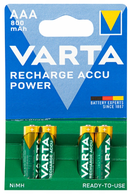 VARTA akumulatorki Accu Recycled R03 AAA Ni-MH 800 mAh 1,2V BL4