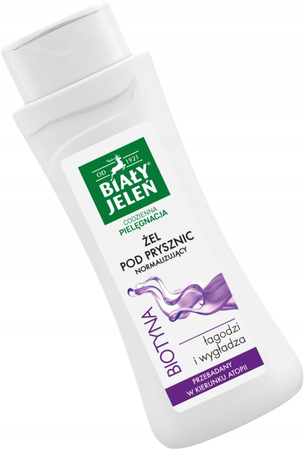 BIAŁY JELEŃ ŻEL POD PRYSZNIC 300ML BIOTYNA x3 /zestaw