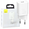 Baseus Super Si 1C szybka ładowarka USB Typ C 20 W Power Delivery biały CCSUP-B02