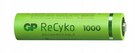 GP akumulatorki ReCyko+ AAA 950mAh NiMH 1.2V 4 szt.