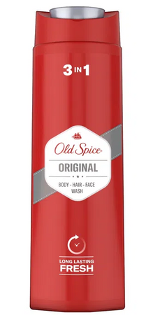 OLD SPICE SHOWER GEL 400 ML 3IN1 ORIGINAL 6/240/1440 PL