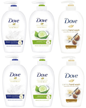 DOVE LIQUID HAND WASH 250ML 12/190/2280/x6 /zestaw
