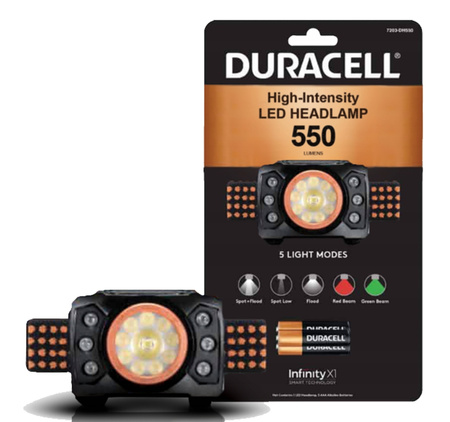 DURACELL LATARKA CZOŁOWA 550 LM 3AAA