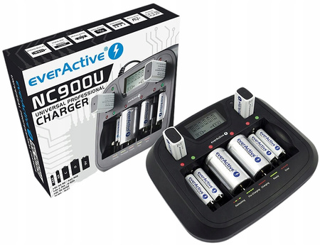 everActive Ładowarka do akumulatorków Ni-MH Ni-CD NC-900U 