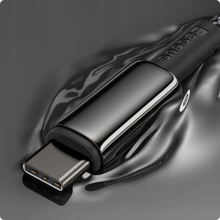 Baseus Kabel CATWJ-01 USB-C - USB-C PD QC 100W 5A 1m - czarny