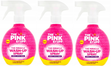 PINK STUFF PŁYN DO NACZYŃ W SPRAYU 500 ML 10/84/840x3 /zestaw
