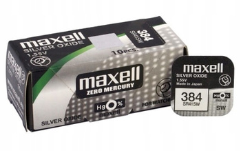 MAXELL bateria srebrowa 384 / SR41SW BL1x10 /zestaw