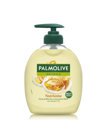 PALMOLIVE LIQUID HAND WASH 300 ML MILK & HONEY POMPKA 12/96/1152