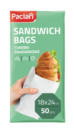 Torebki papierowe śniadaniowe PACLAN 50szt