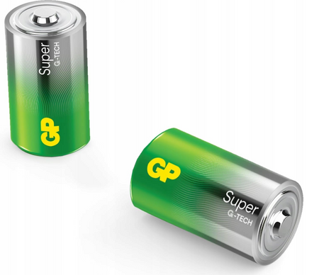 GP bateria alkaliczna SUPER G-TECH LR20 D 4 szt. - zestaw