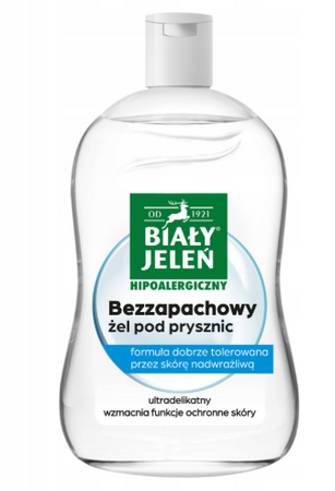 BIAŁY JELEŃ ŻEL POD PRYSZNIC 300ML BEZZAPACHOWY