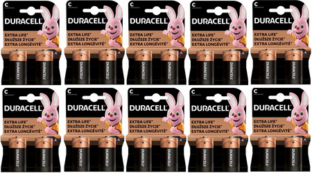 DURACELL LR14 BASIC BL2 / zestaw 20 szt.