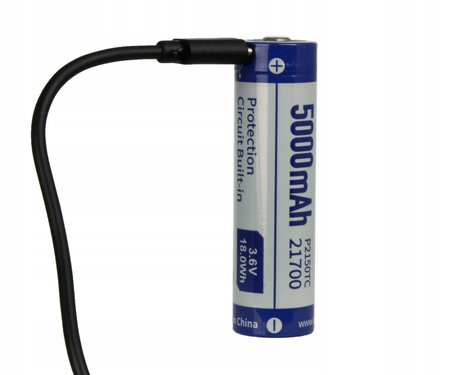KeepPower akumulator ICR21700-500PCM 5000mAh Li-ION USB-C, 2szt.