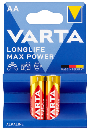 Batteries VARTA Longlife Max Power AA bl.2