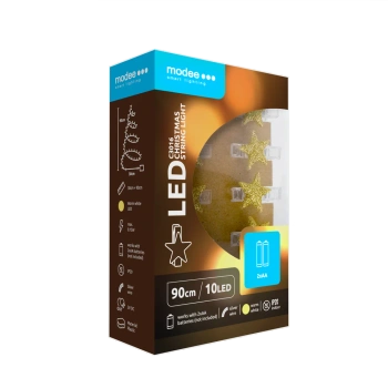 Lampki gwiazd. BAT modee 0,9m WARM 10LED ML-C3016