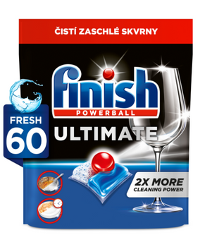 FINISH TABS POWERBALL ULTIMATE ALL IN1 REGULAR 60 PCS 6/84/504