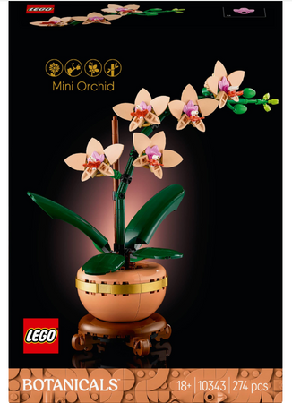 LEGO 10343 Mała Orchidea