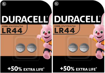 DURACELL LR44 BL2 / zestaw 4 szt.