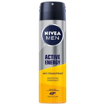 NIVEA DEO SPRAY 150ML MEN ACTIVE ENERGY 6/ PL