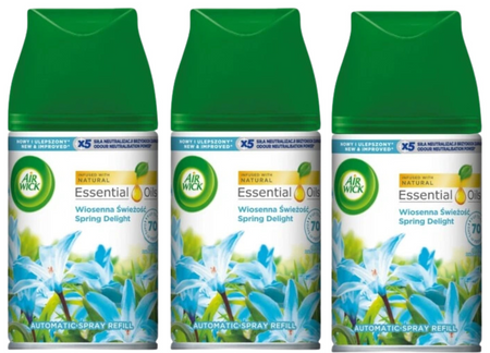 AIR WICK Zapas wkład wiosenna świeżość x3 /zestaw