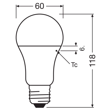 OSRAM Żarówka LED E27 13W 100W 1521lm 2700K 3-PAK