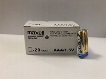 MAXELL bateria alkaliczna AAA 40 szt. - zestaw