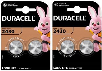 DURACELL 2430 BL2 / zestaw 4 szt.