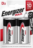 ENERGIZER Bateria alkaliczna MAX LR20 D bl.2 / zestaw 6 szt.