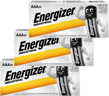 ENERGIZER Bateria alkaliczna INDUSTRIAL AAA bl.10 / zestaw 30 szt.