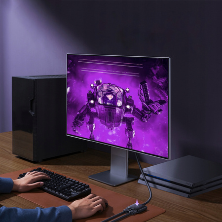 Baseus Adapter HDMI 2w1 4K 60Hz dwukierunkowy AirJoy - czarny