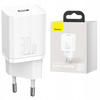 Baseus Super Si 1C szybka ładowarka USB Typ C 30W Power Delivery Quick Charge biały CCSUP-J02