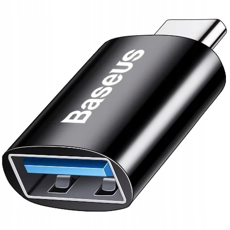 Baseus Ingenuity Series przejściówka adapter z USB Typ C do USB-A 3.2 gen 1 czarny ZJJQ000001