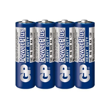 GP bateria Zinc-Carbon Heavy Duty PowerPlus AA 40 szt. - zestaw