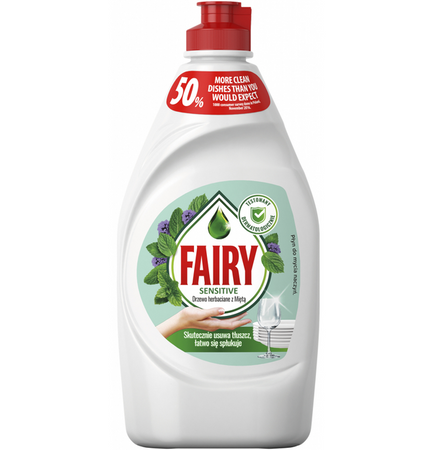 FAIRY PŁYN DO NACZYŃ 450ML HERB&MINT x5 /zestaw