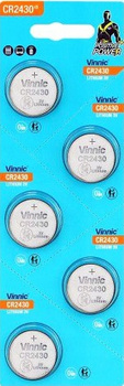 VINNIC bateria litowa CR2430 3V BL5 zestaw