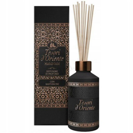 TESORI DYFUZOR Z PATYCZKAMI/DIFFUSER WITH HAMMAM STICKS 200 ML 6/192/1152/