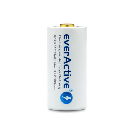 everActive akumulator 16340 3,7V Li-ion 650mAh micro USB z zabezpieczeniem