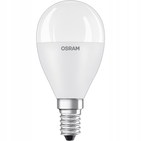 OSRAM 3x Żarówka LED KULKA E14 P45 7W = 60W 3000K