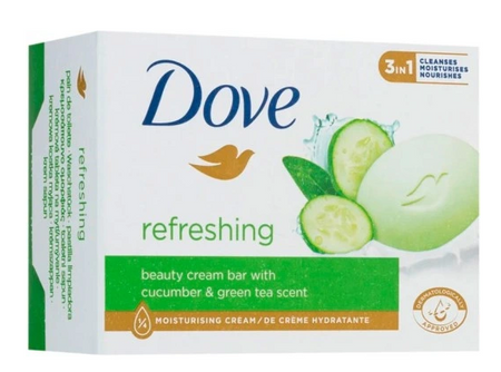 DOVE SOAP 1x90G REFRESHING CUCUMBER 48/135/6480/