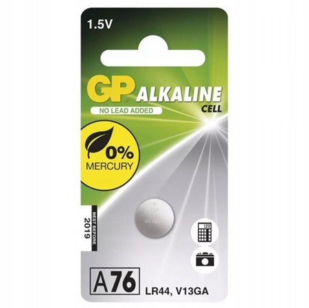 GP bateria alkaliczna LR44 / V13GA / A76 10 szt. - zestaw