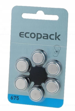 ECOPACK baterie słuchowe VARTA 675 60 szt.