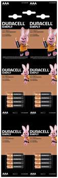 DURACELL LR3 HBDC SIMPLY BL4 / zestaw 16 szt.