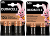 DURACELL LR3 + LR6 BASIC / zestaw 8 szt.