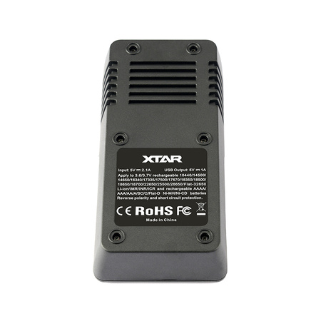 XTAR Ładowarka VC2 18650/26650 Li-ION, 2 kanały, USB