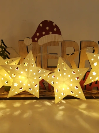 Lampki gwiazdy BAT modee 0,9m WARM 10LED ML-C3029