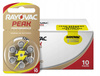 RAYOVAC Baterie słuchowe 10 PEAK PERFORMANCE 60 szt.